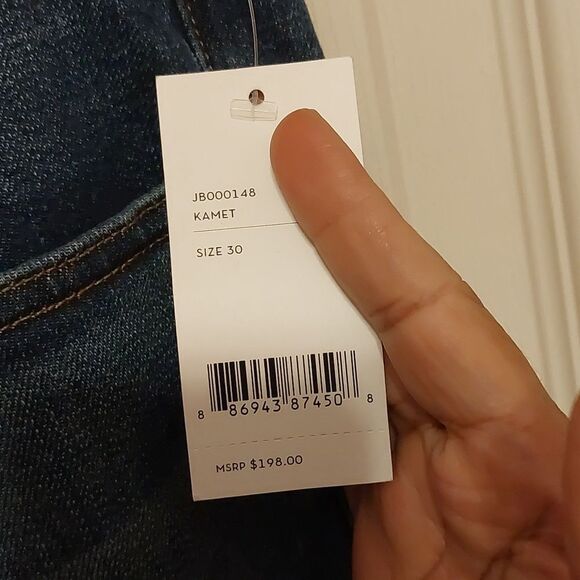 J Brand Kane Straight Fit Pima Cotton Denim Jeans Men's Size 30 Kamet NWT - Picture 4 of 10